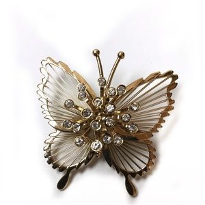 Vintage Monet Butterfly Brooch
